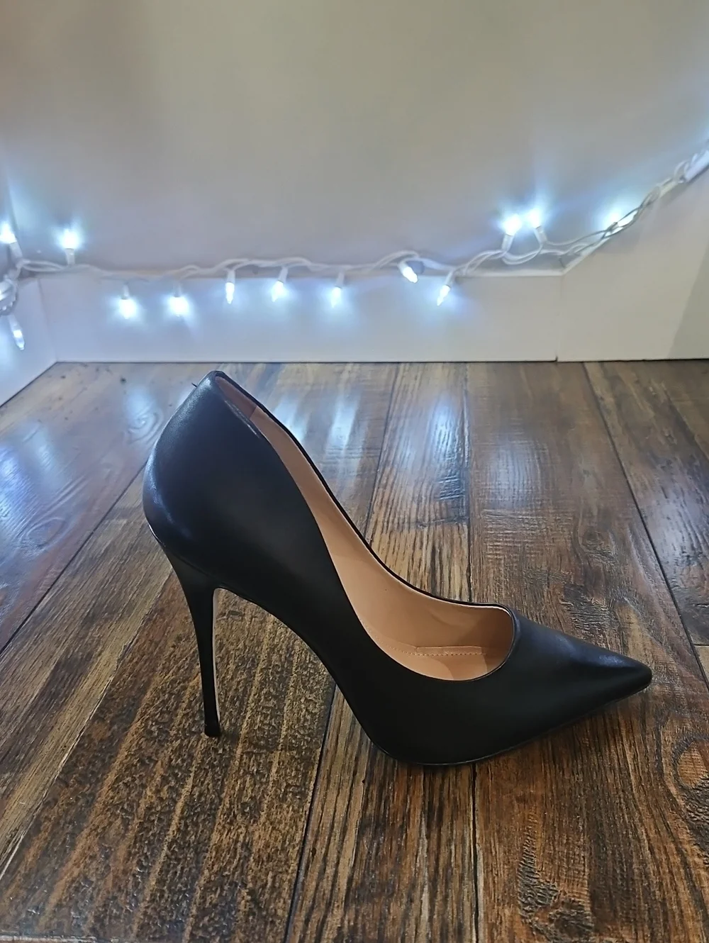 Saks Fifth Avenue Classic Black Pointed-Toe Stiletto Pump - Women